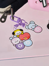 Load image into Gallery viewer, BT21 minini Lucky Gatcha Acrylic Keyring
