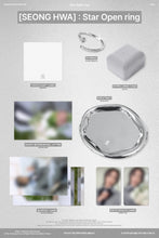 Load image into Gallery viewer, Ateez Seonghwa Star open ring
